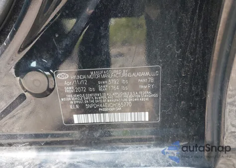 2013 Hyundai Elantra Limited from USA, damaged, VIN 5NPDH4AEXDH165770